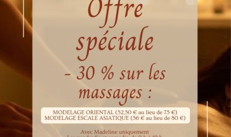 Offre spéciale sur les massages pour moment de détente à Lyon