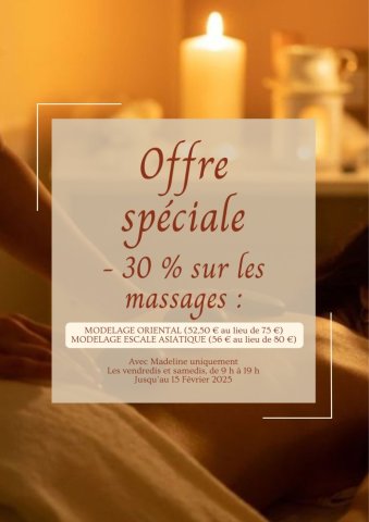 Offre spéciale sur les massages pour moment de détente à Lyon